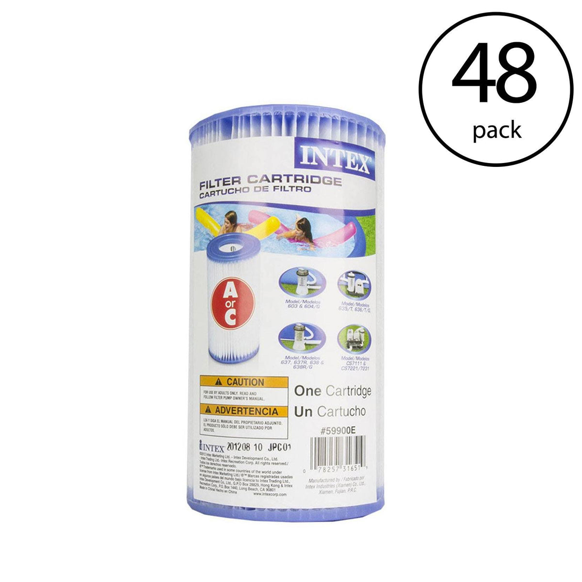 48 Pack Replacement Filter Pump Cartridge L9850