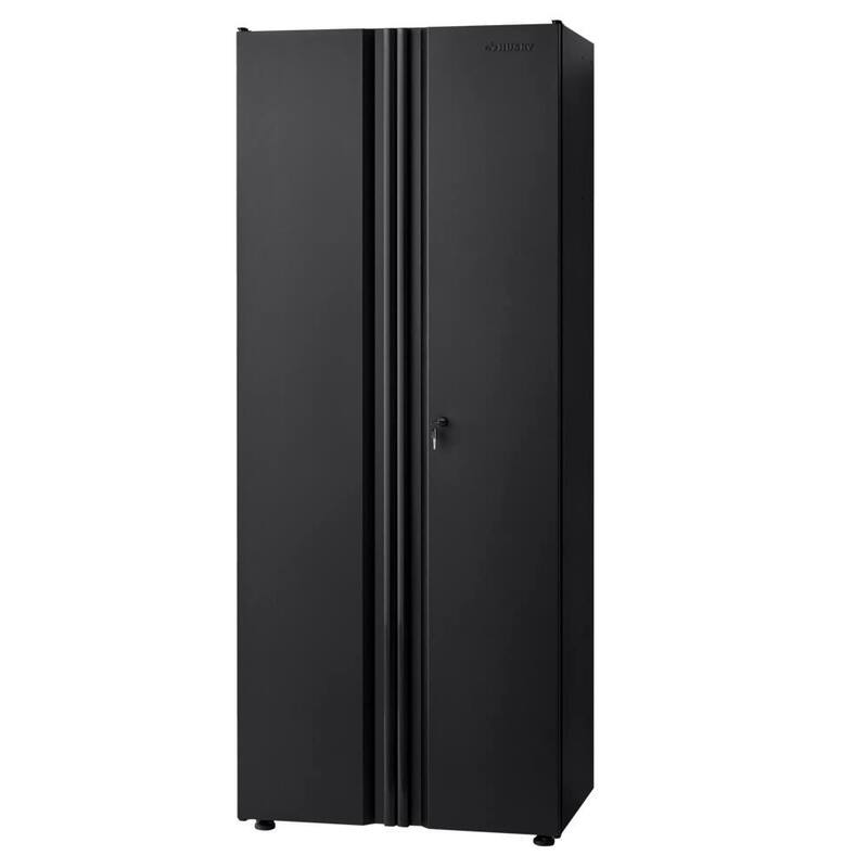 7-Piece Welded Steel Garage Storage System in Black W455305