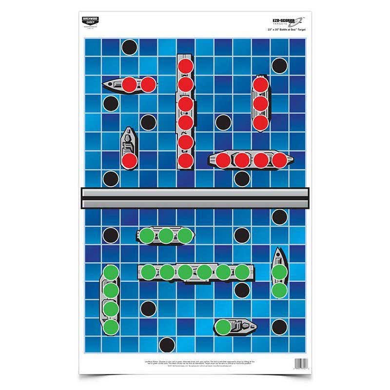 Battle at Sea Paper Game Target 23x35 inch 100 per CA J111