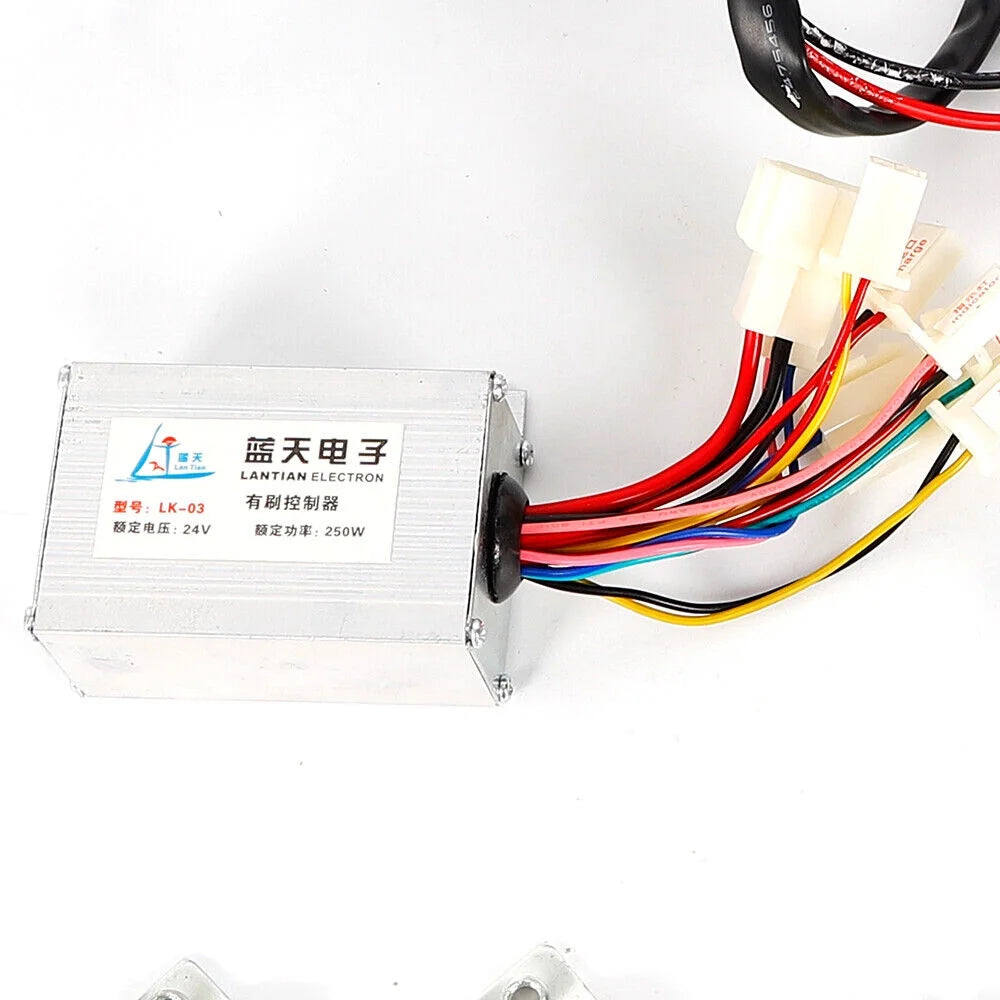 24V 250W Electric Bicycle Conversion Kit with Chain Motor Controller Freewheel H27031