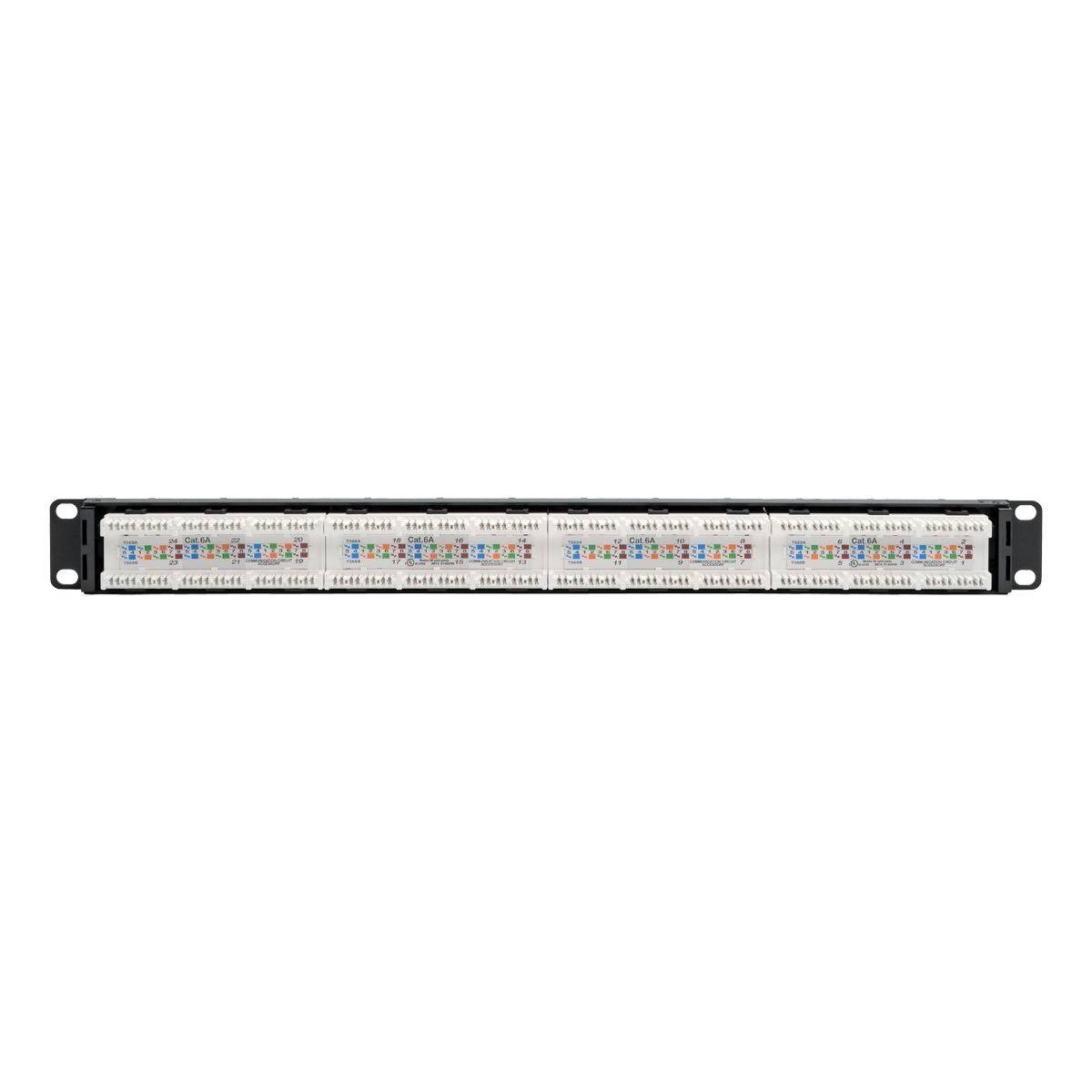 24-Port Cat6a Cat6 Cat5e Patch Panel A933