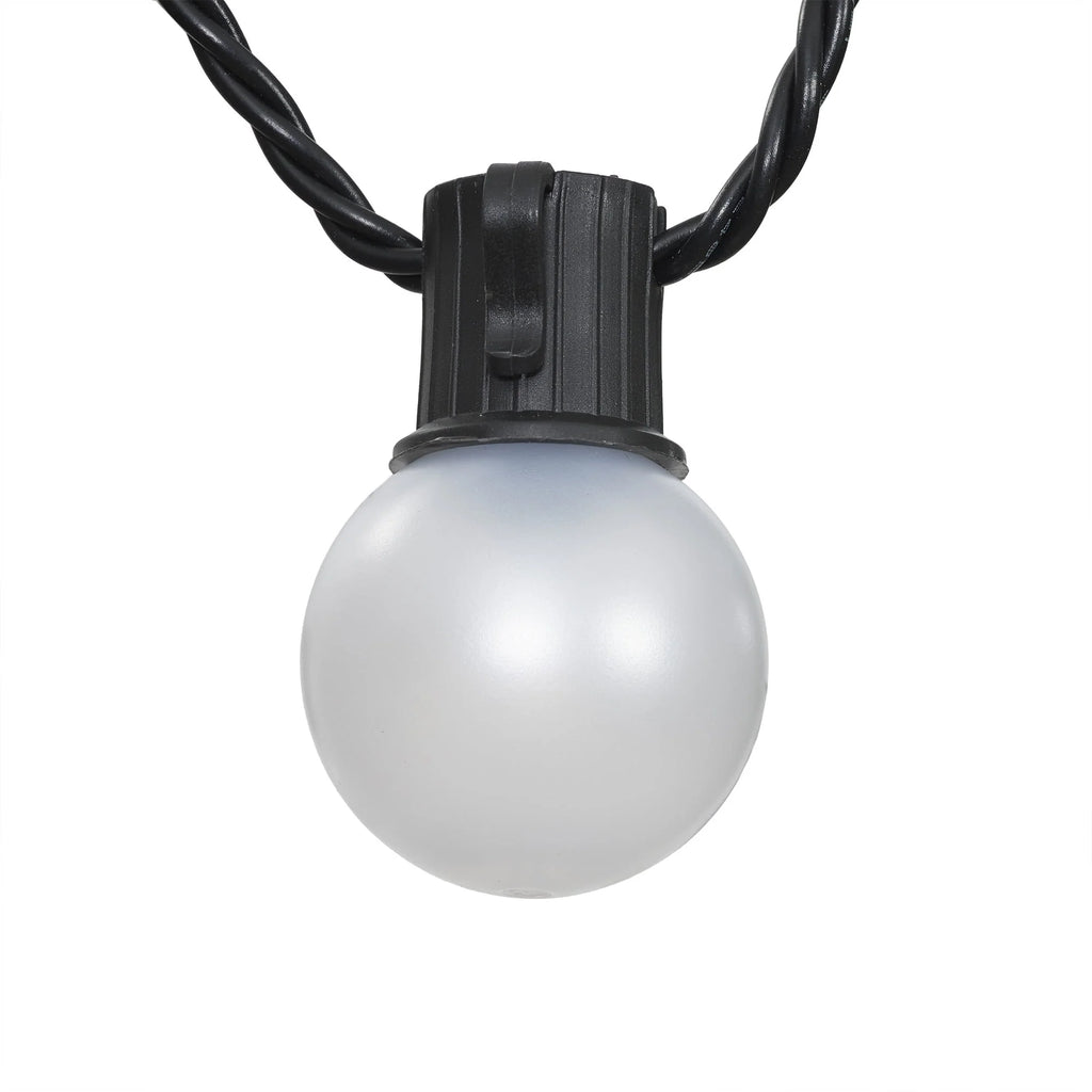 20-Count LED Frosted Globe Outdoor String Lights W266