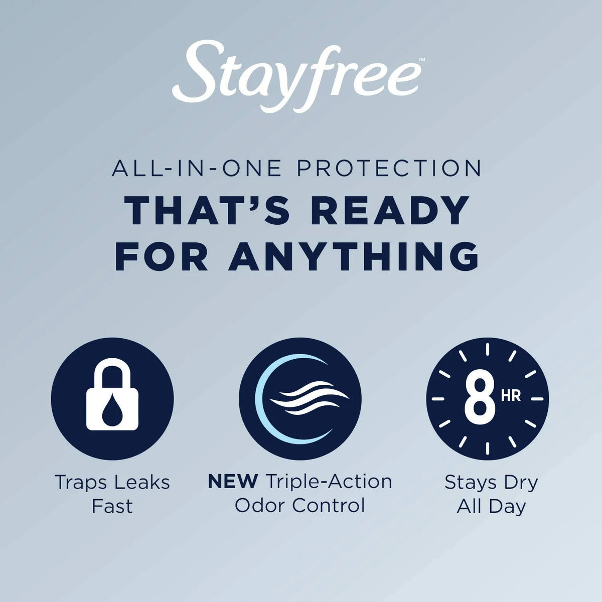Stayfree Maxi Pads Regular Deodorant, 66 Count - Pack of 3 E401