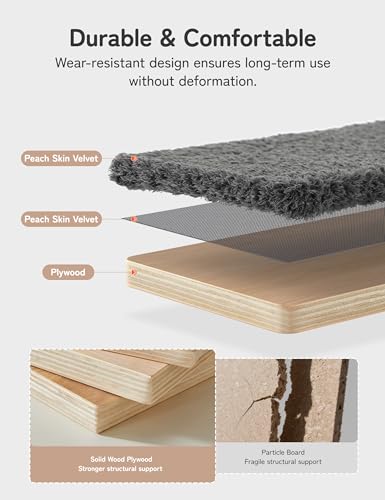 Cat Wall Shelves 4-in-1 Climbing Wall Furniture Set with Scratching Posts, Cat Bed & Sofa, Gray Z1048