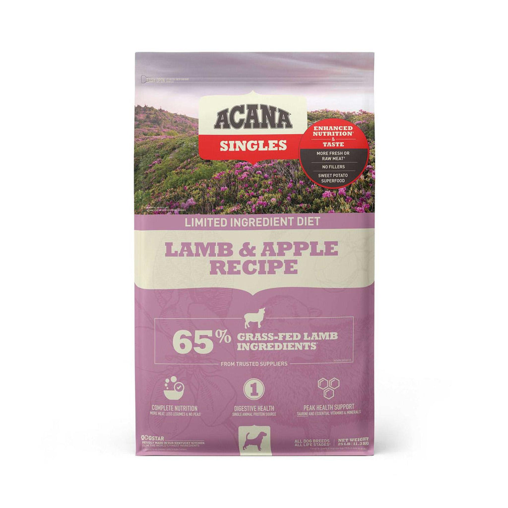 Grain-Free Lamb & Apple Dry Dog Food, 22.5-lb bag B805267