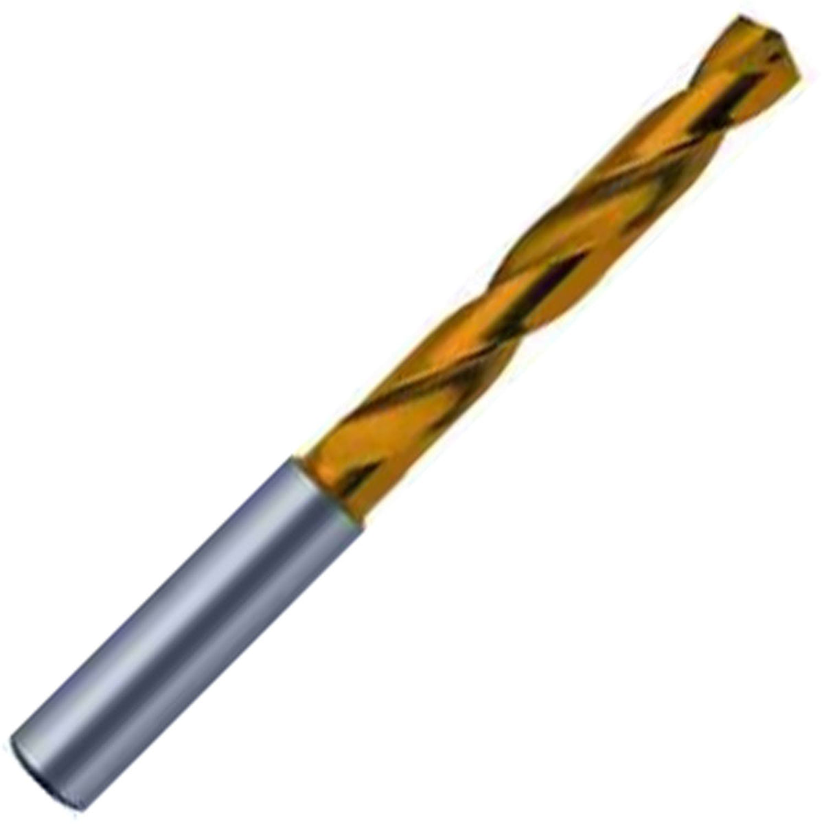 3/16x22 140° Solid Carbide Jobber Drill Tin Finish H32064