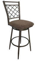 Swivel Bar Chair Fabric Antique (Set of 2) R757