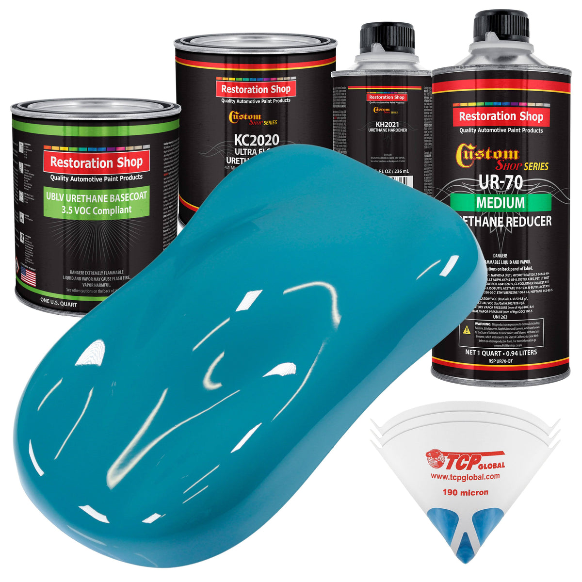 Low VOC Urethane Basecoat Car Auto Body Paint Kit J36414
