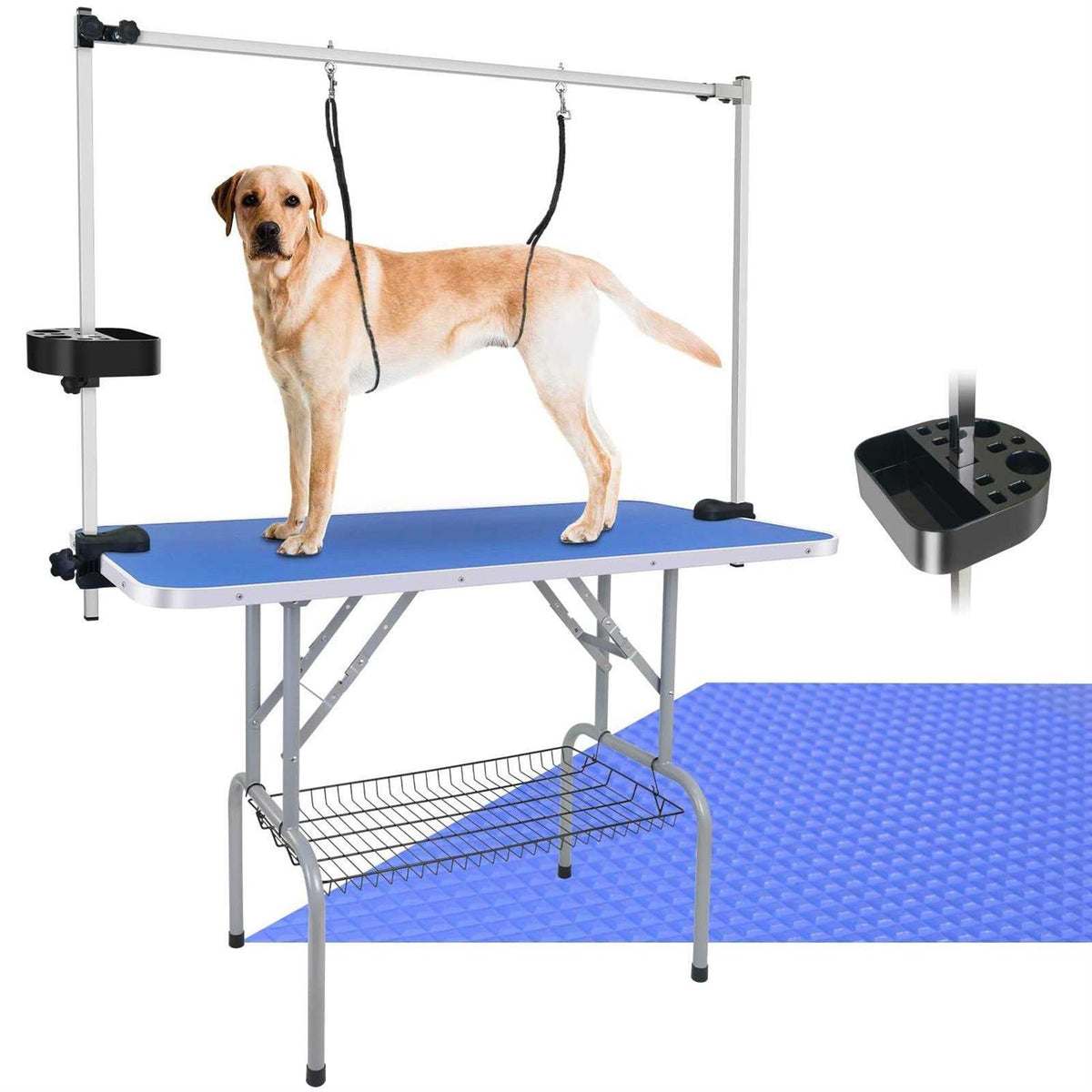45” Foldable Heavy Duty Dog Grooming Table with Tool Holder H629519