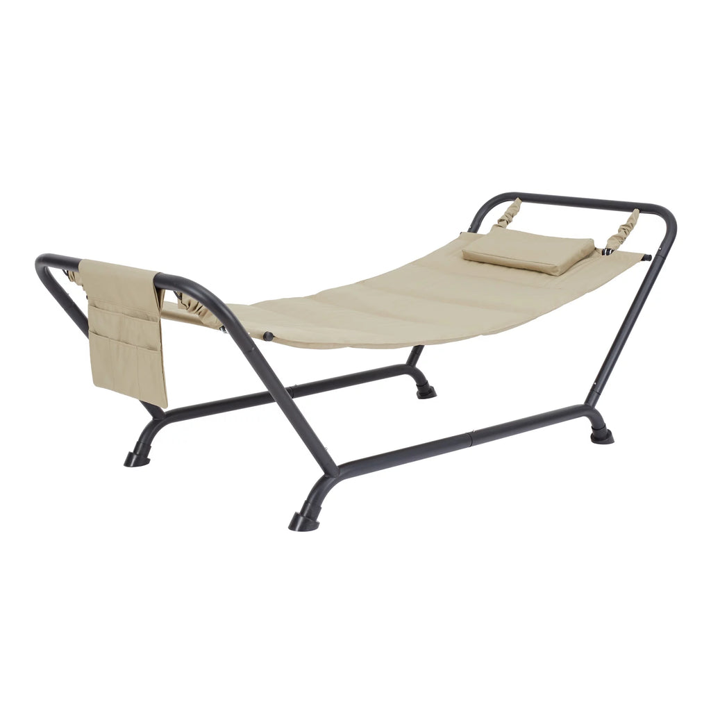 Polyester Hammock with Stand and Pillow W56775