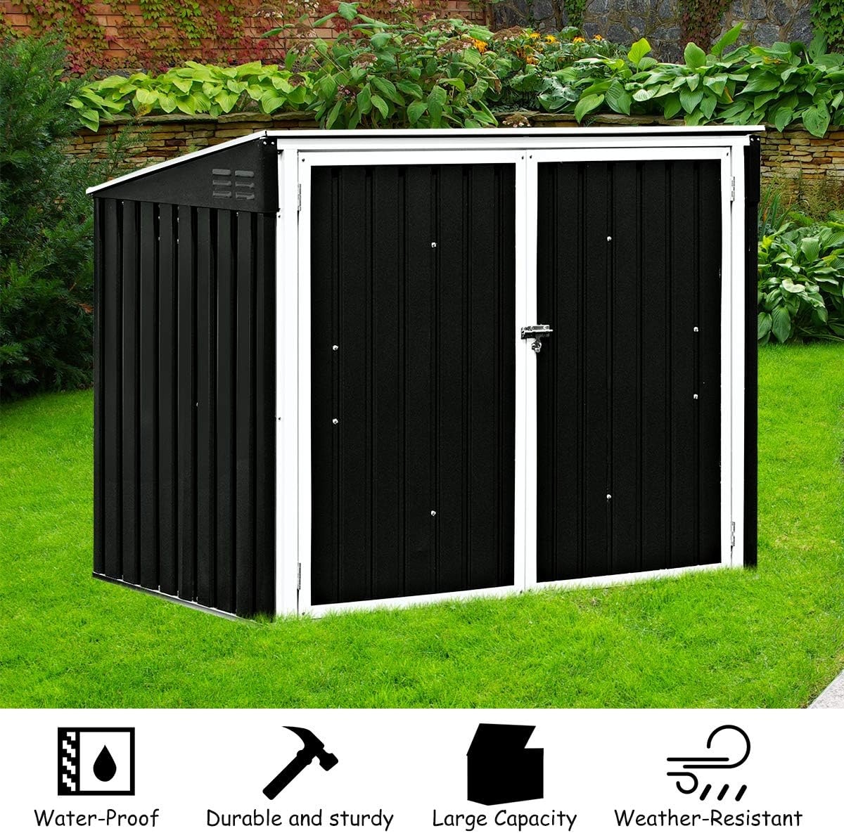 6x3FT Outdoor Storage Shed P537