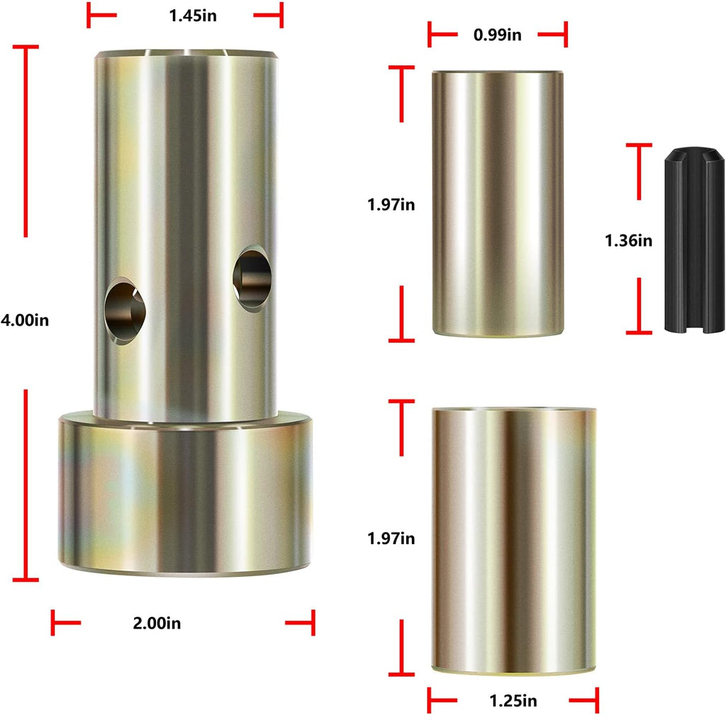 Quick Hitch Bushing Kit Heavy Duty Steel Pack of Two Sets C897