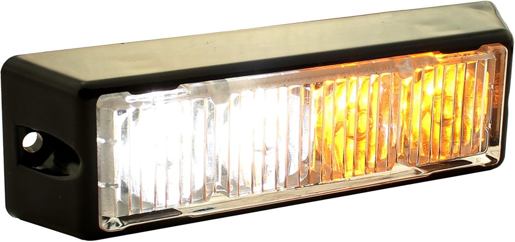 4pc 4" 4W Green White LED Flashing Strobe Light Head Emergency Warning Grille Light Q396