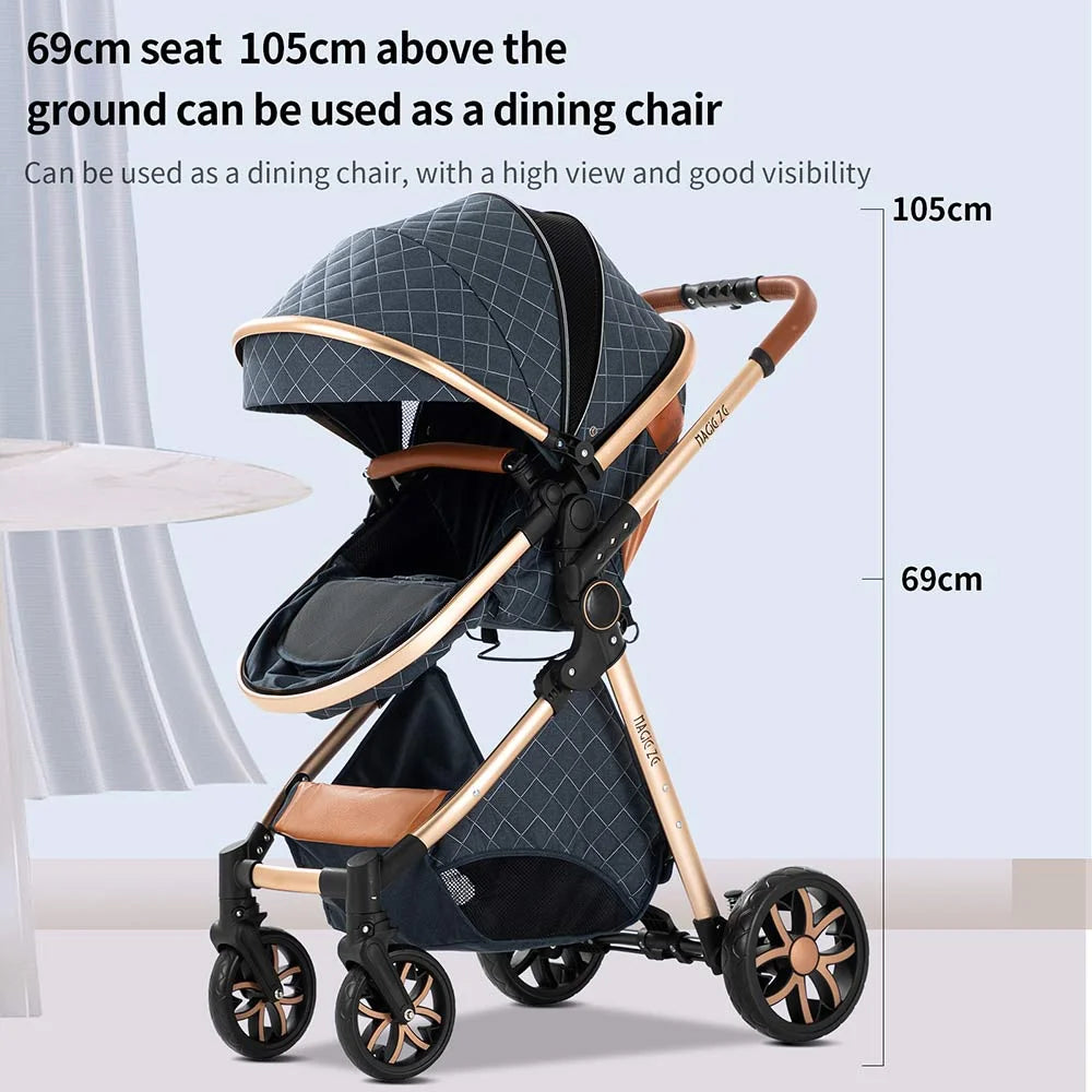 Baby Travel System Stroller with Safety Car Seat and Base Set Q4439