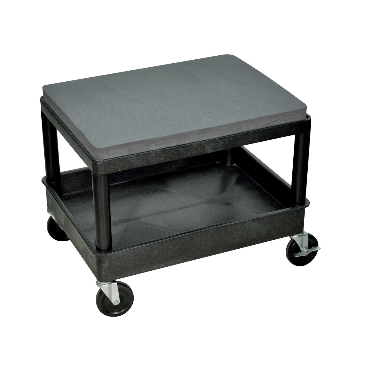 Black Mobile Mechanics Stool J842