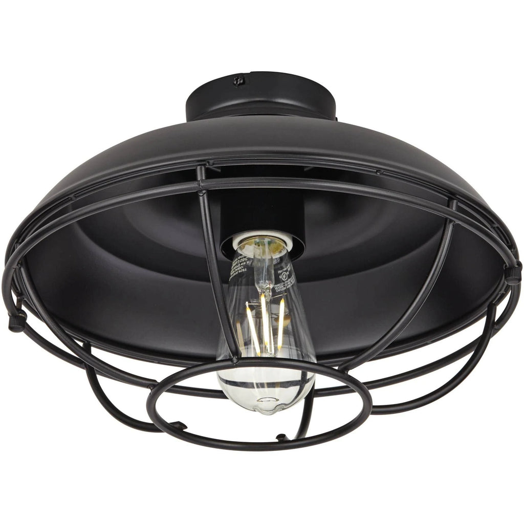 Matte Black LED Ceiling Fan Light Kit D95833