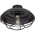 Matte Black LED Ceiling Fan Light Kit D95833