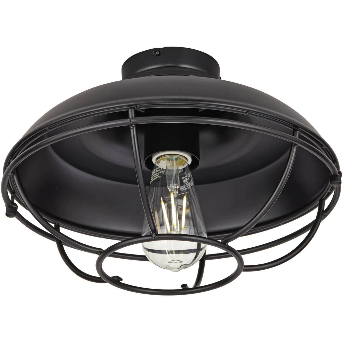 Matte Black LED Ceiling Fan Light Kit D95833