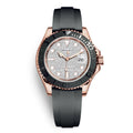 Golden Diamond Dial Rubber Strap 40mm Q9067