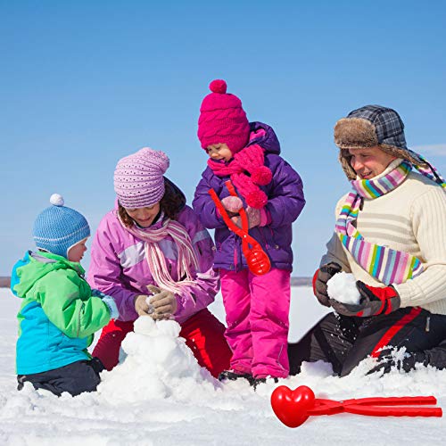 Heart Snowball Maker with Handle Plastic P5191