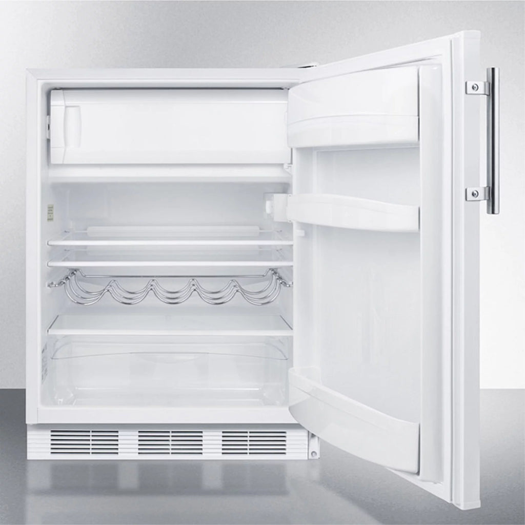 Freestanding Refrigerator-Freezer with White Finish P9100