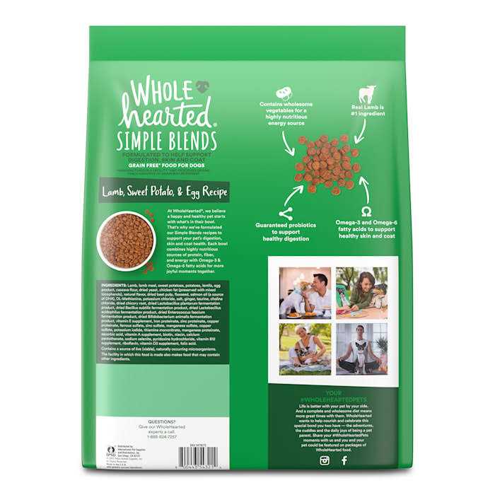 Lamb Sweet Potato & Egg Recipe Dry Dog Food E263