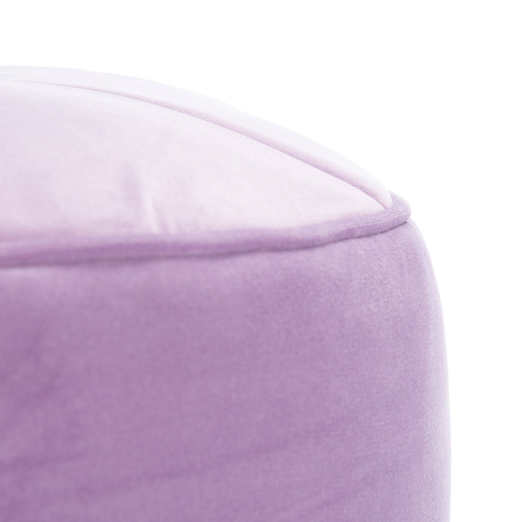 Lilac Cylinder Ottoman T225922