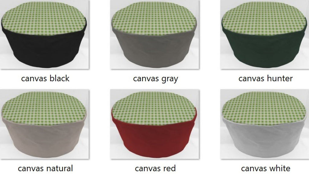 Green & White Checked Slow Cooker Cover H9731