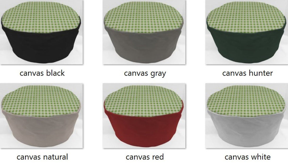 Green & White Checked Slow Cooker Cover H9731
