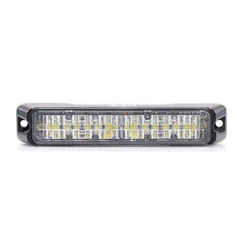 White 36W 12 LED Emergency Vehicle Grille Light M838