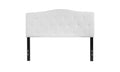 White Tufted Upholstered Full Headboard K345262