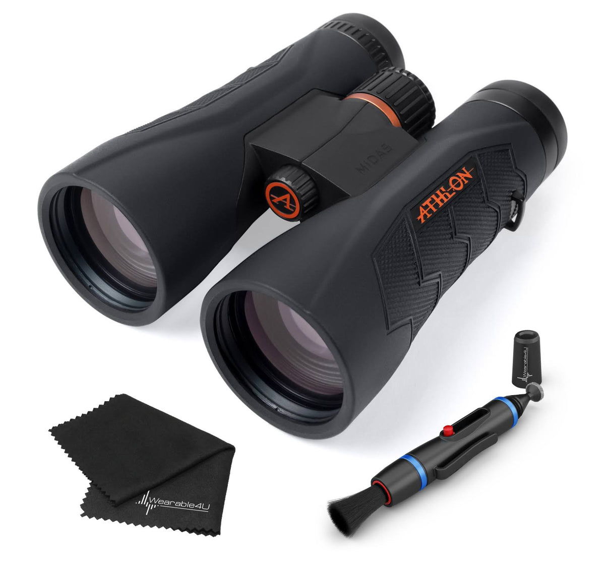 10x50 Midas UHD Binoculars with Lens Cleaning Pen and Cloth Bundle W18145
