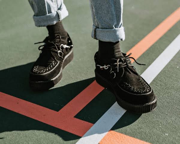 Black Suede Low Creeper W66547