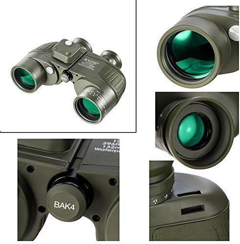 10x50 Waterproof Fogproof BAK4 Binoculars with Harness Strap C5161