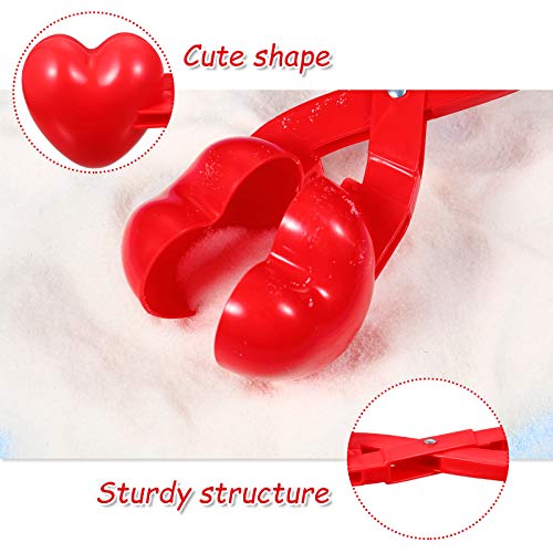 Heart Snowball Maker with Handle Plastic P5191
