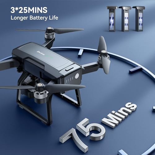 6K UHD Camera Drone with 3-Axis Brushless Gimbal and GPS Smart Control K201608