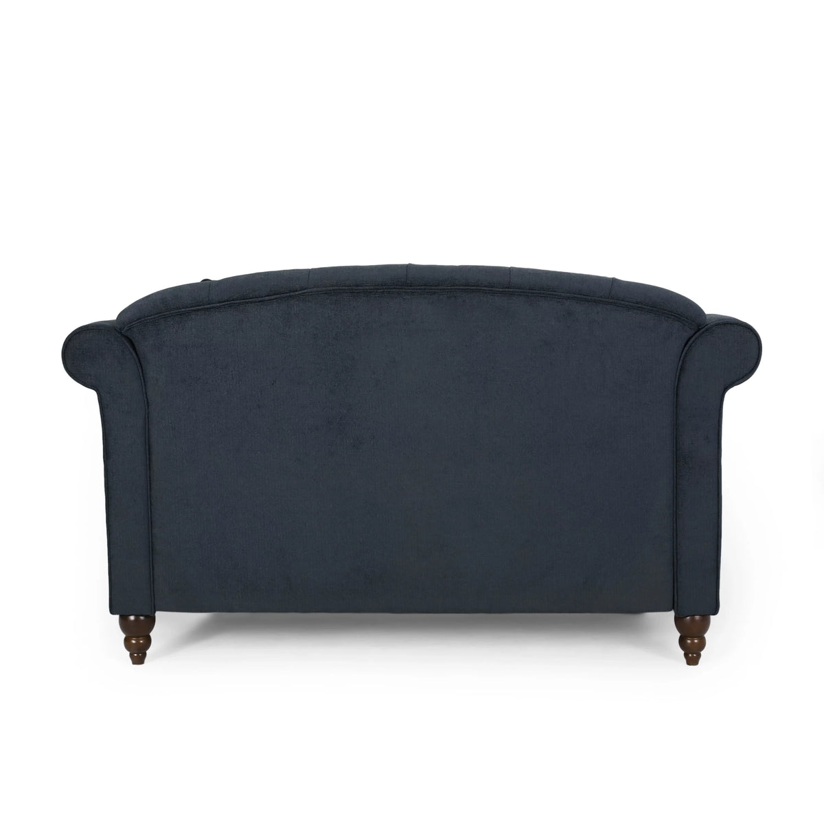 Charcoal Fabric Tufted Chaise Lounge F9954