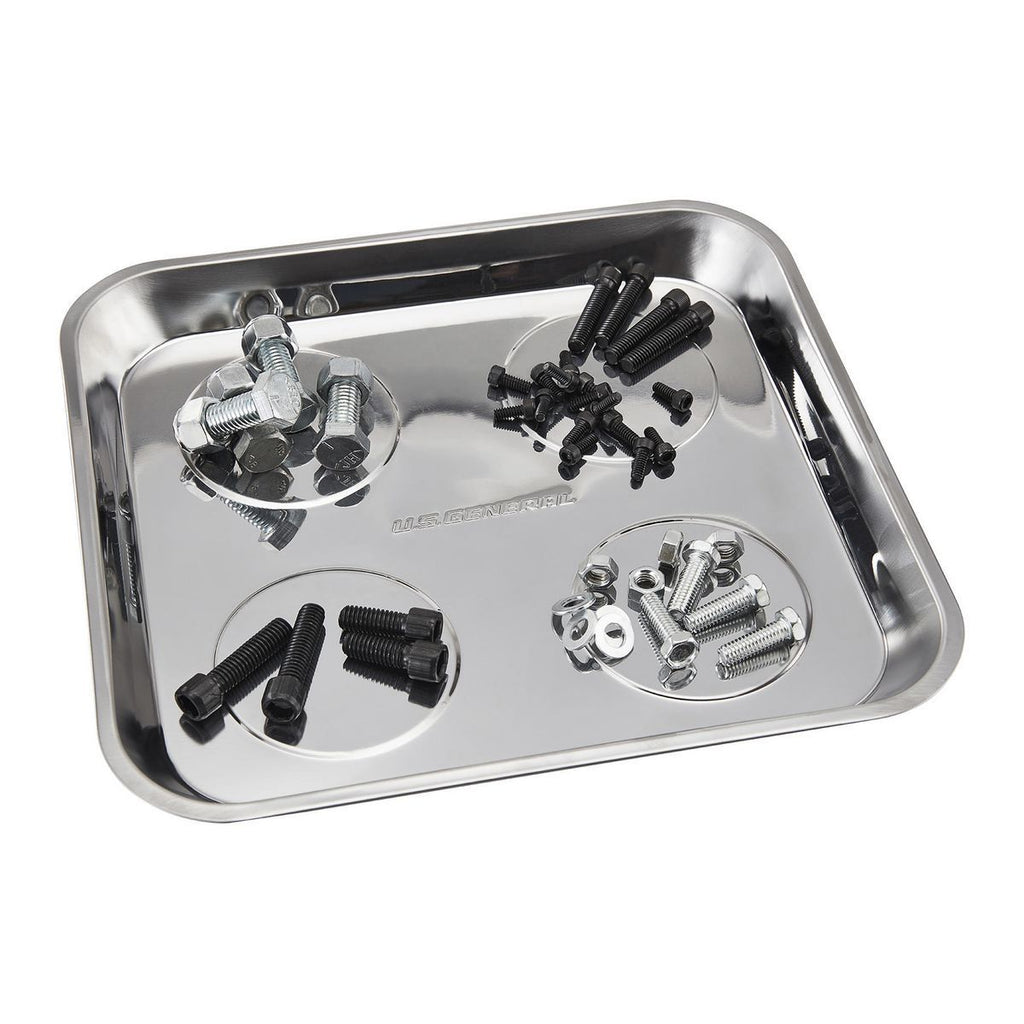 10-1/2 in. x 11-1/2 in. Magnetic Stainless Steel Parts Tray F45120
