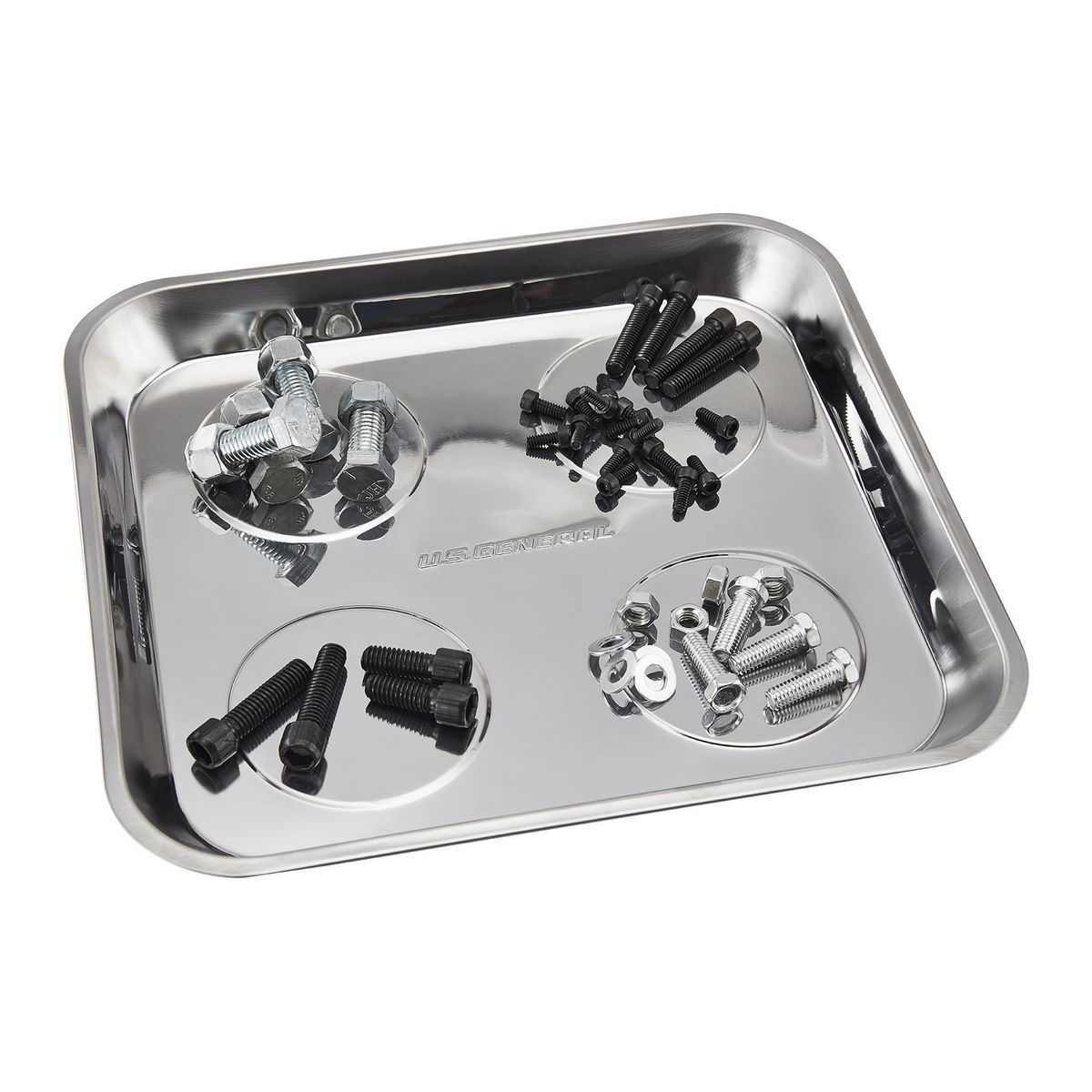 10-1/2 in. x 11-1/2 in. Magnetic Stainless Steel Parts Tray F45120