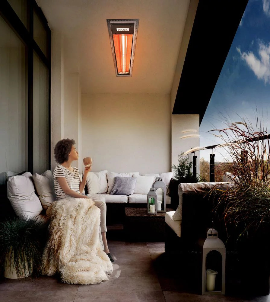 4000 Watt Electric Infrared Dual Element Heater Stainless Steel M839766