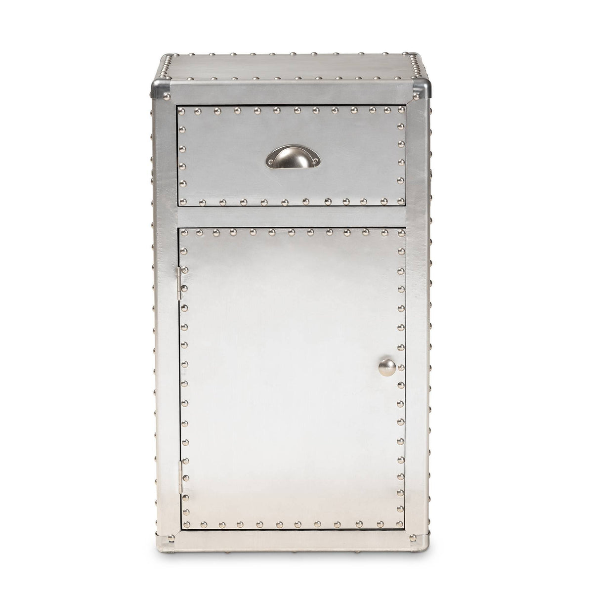 Metal 1-Door Accent Storage Cabinet A3728