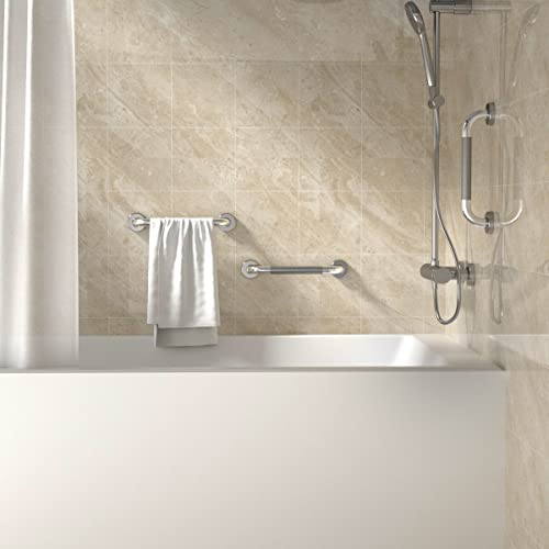 12 Inch Anti Slip Chrome Finish Stainless Steel Bath Grab Bar R93918