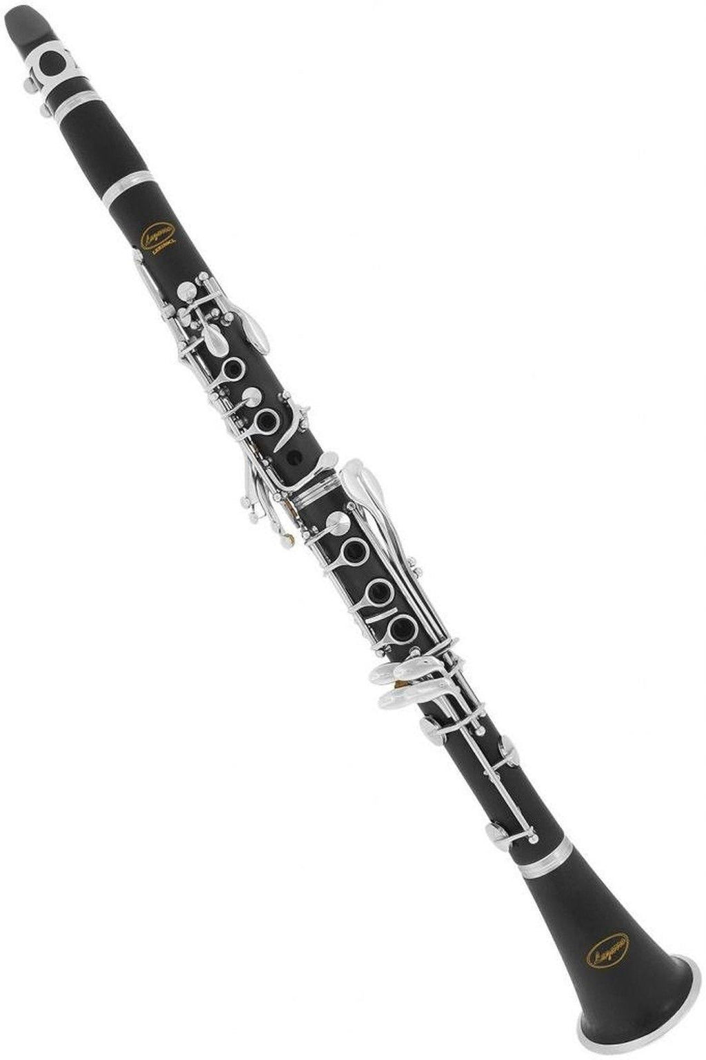 Black Ebonite Silver Keys Bb Clarinet with 11 Reeds Case Care Kit I553814