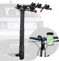 Bicycle Car Rack Bike Hitch Rack Double Foldable Bike Carrier Rack with 2'' Hitch Receiver, 4-Bike, Pack of 2 E1474