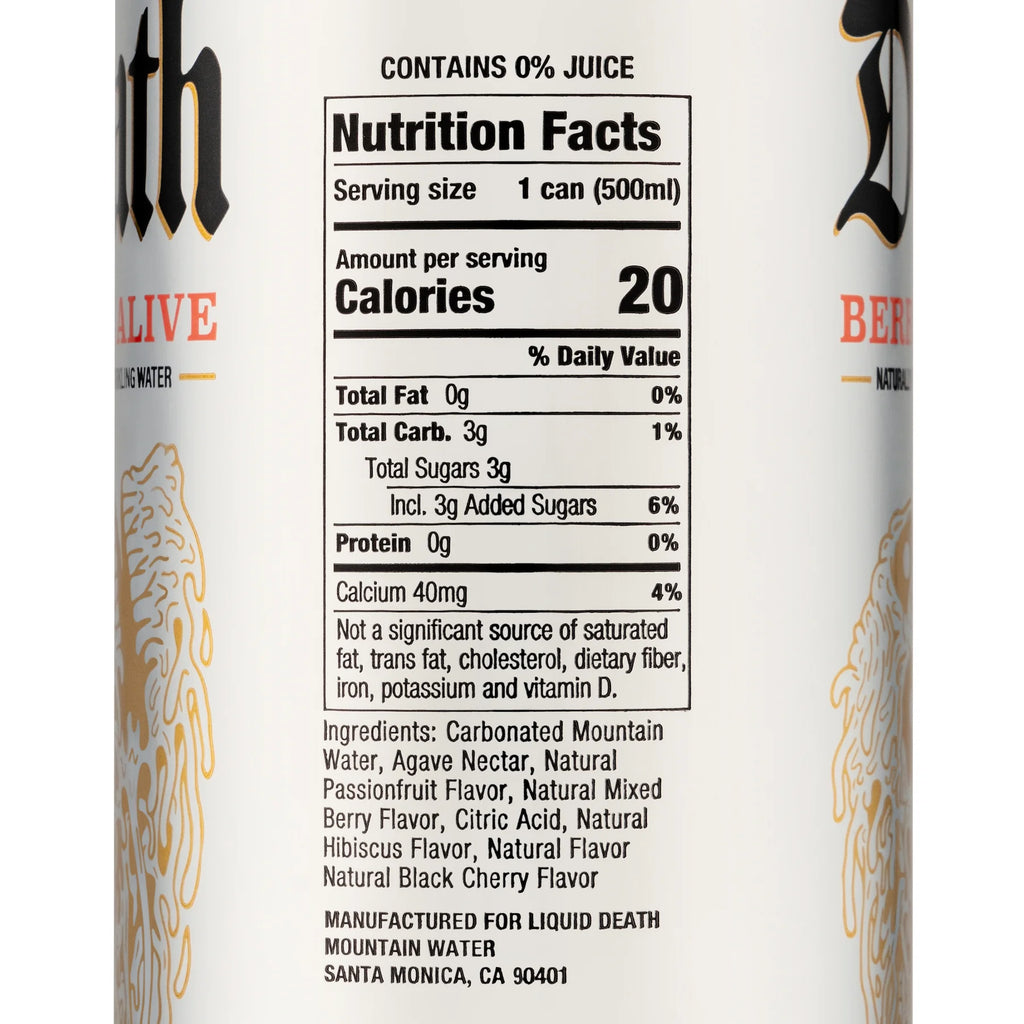 Sparkling Water, Berry It Alive, 16.9 fl oz, 12 count W234673