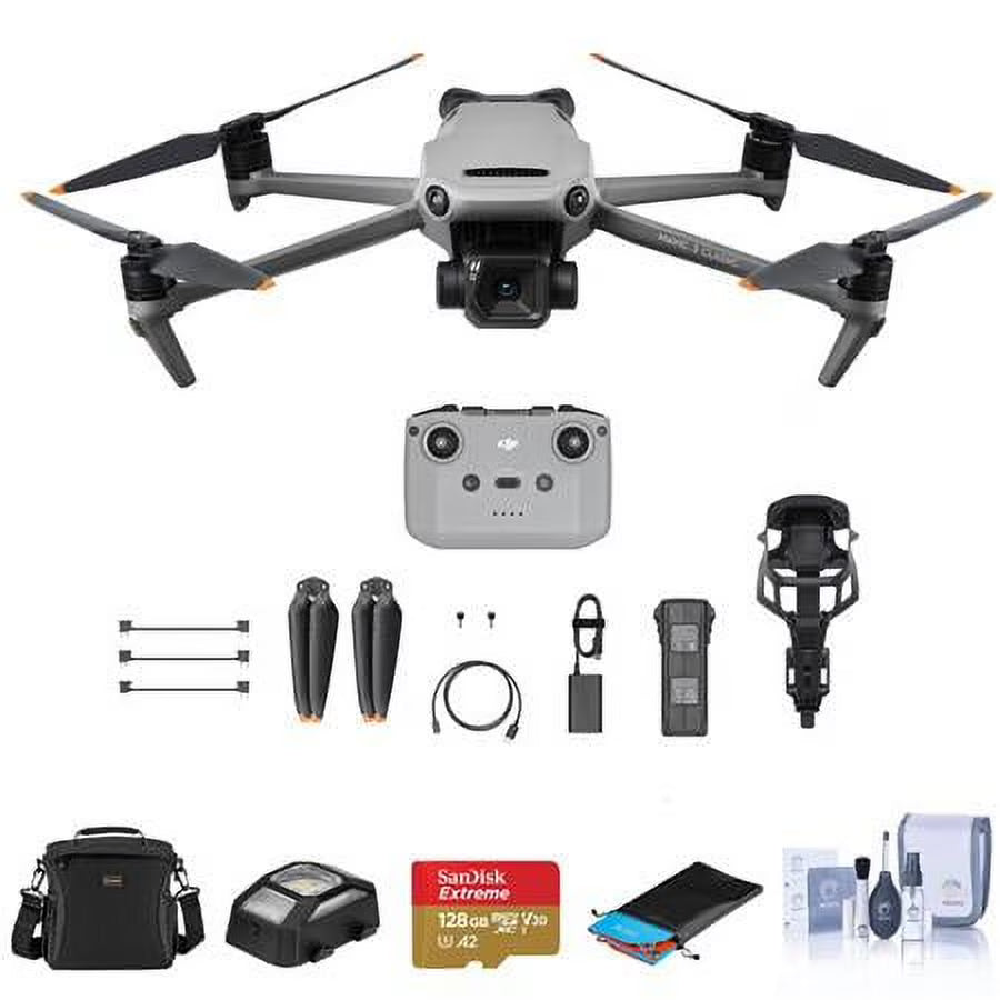 Mavic 3 Classic Drone with RC-N1 Remote Controller Bundle with 128GB microSD Card B52703