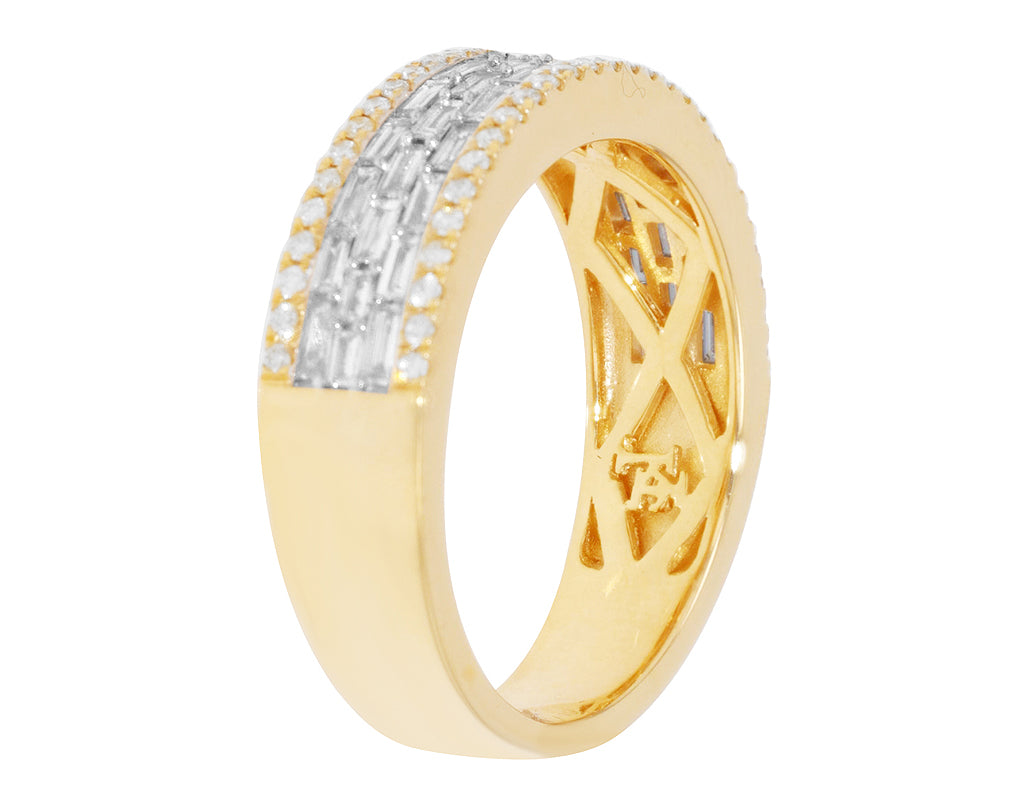 1.2CT Diamond Ring 14k Yellow Gold A216