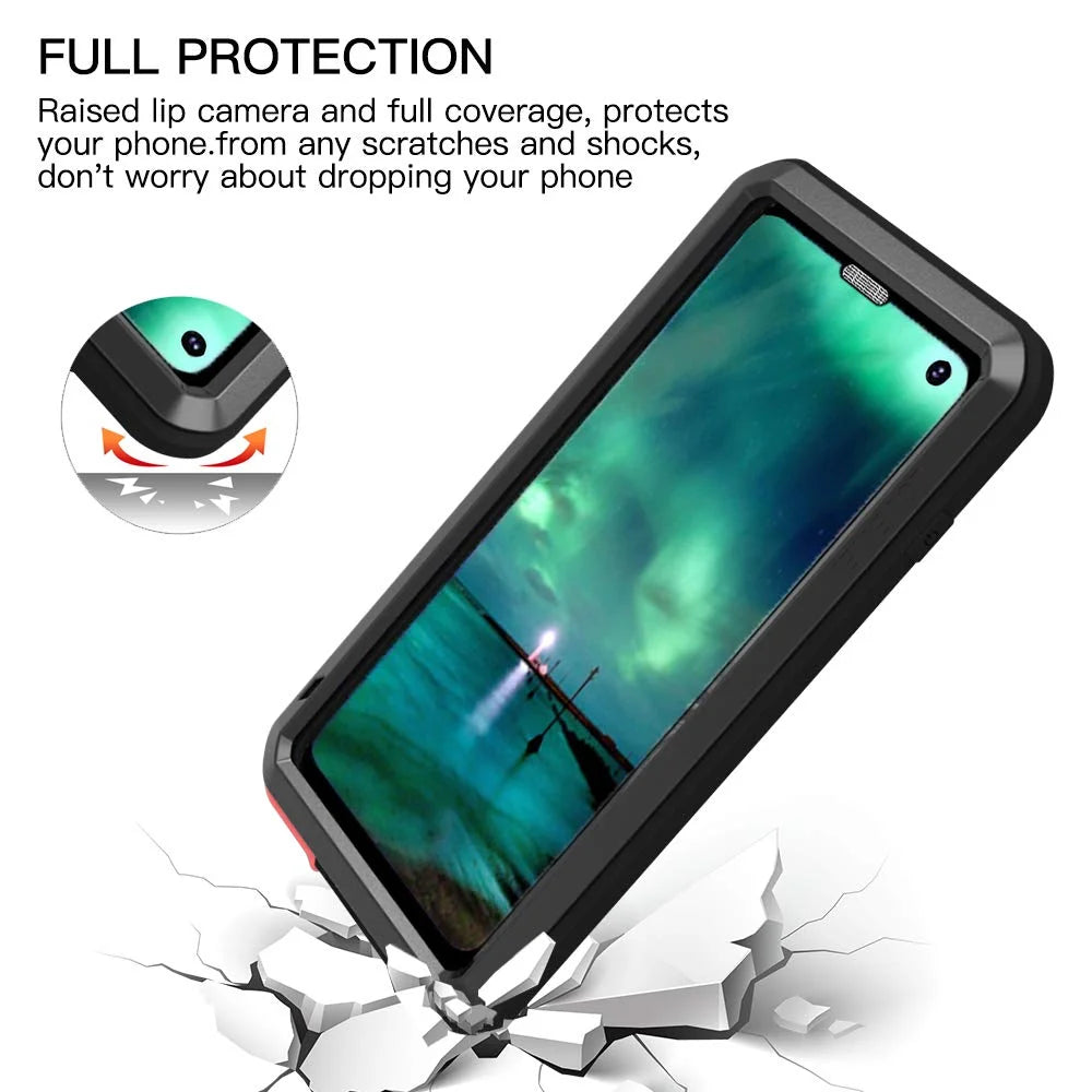 Heavy Duty Aluminum Metal Case for Samsung Galaxy Note 10 D20050