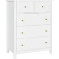 White 5 Drawer Kids Dresser G637447