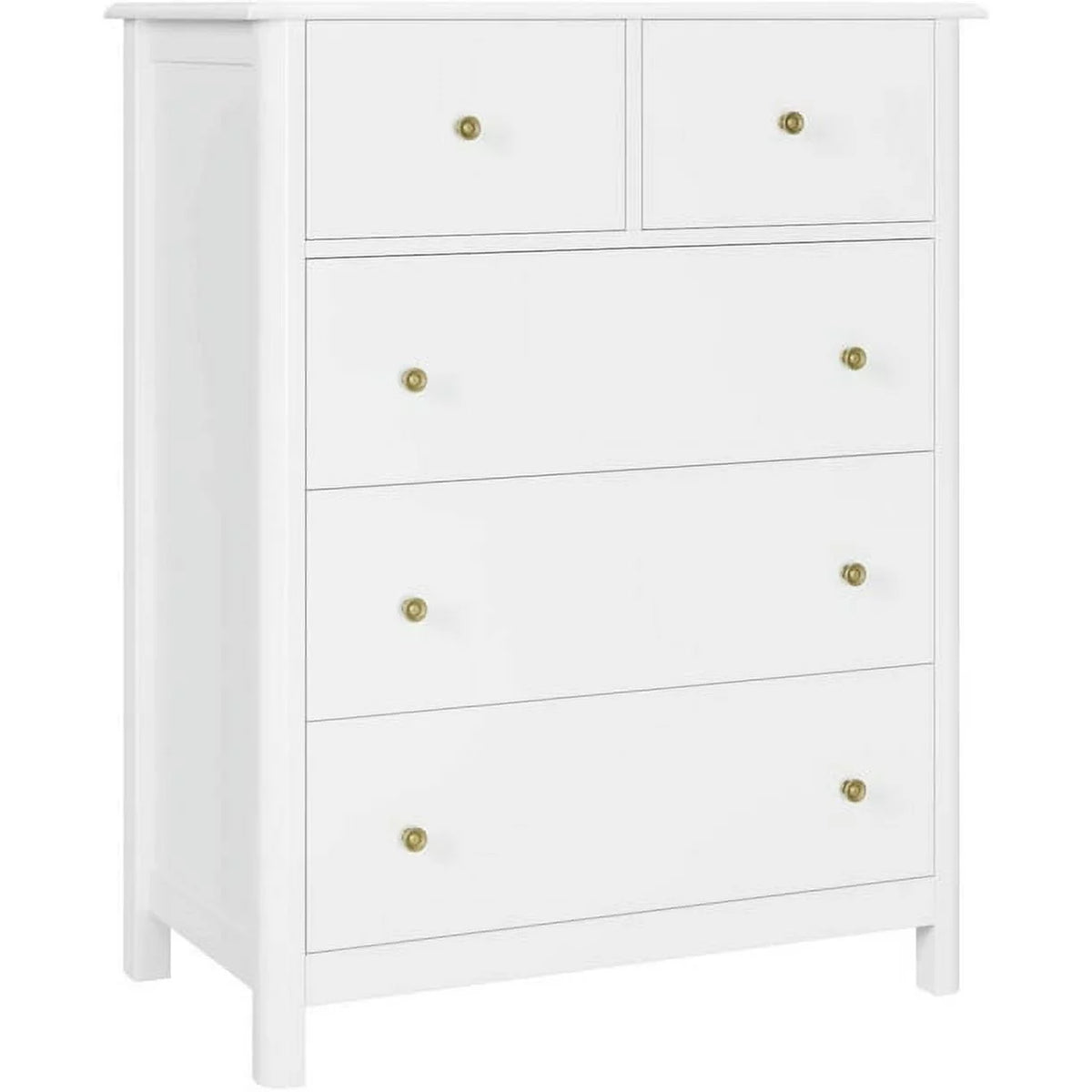 White 5 Drawer Kids Dresser G637447